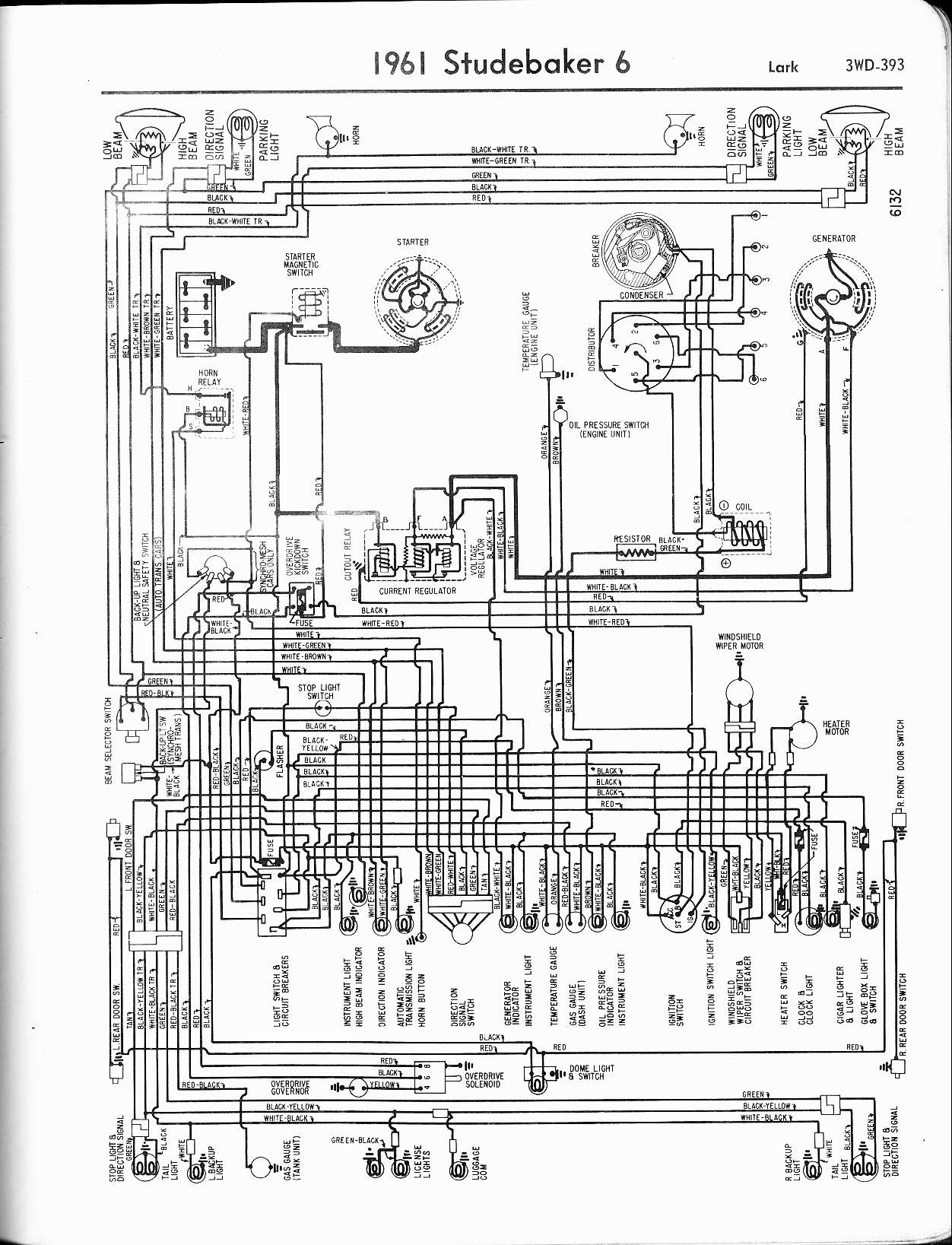 Studebaker wiring diagrams The Old Car Manual Project